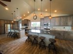 Large Spacious Kitchen, granite counter tops, double fridges